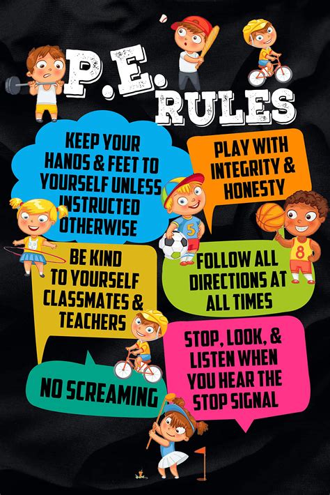 proper etiquette in physical education|Classroom Rules .